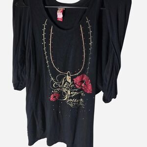 Apple-bottoms Women's Black Shirt